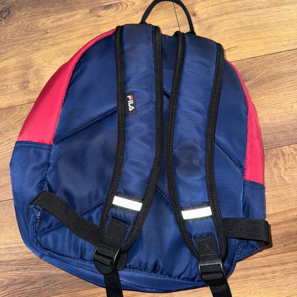 Fila Navy and Crimson Men's Backpack - Picture 2 of 5
